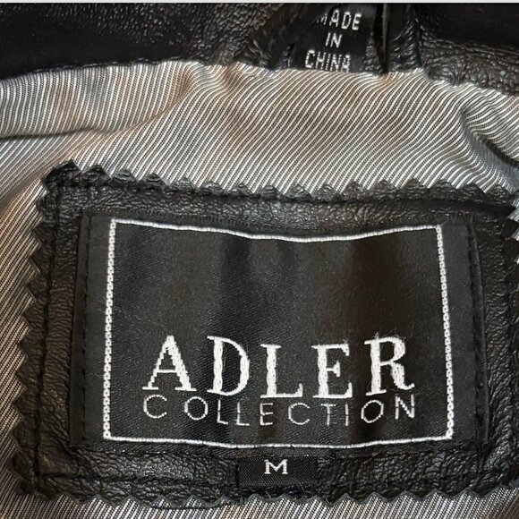 Adler Collection Leather Jacket Size Medium - Picture 4 of 5